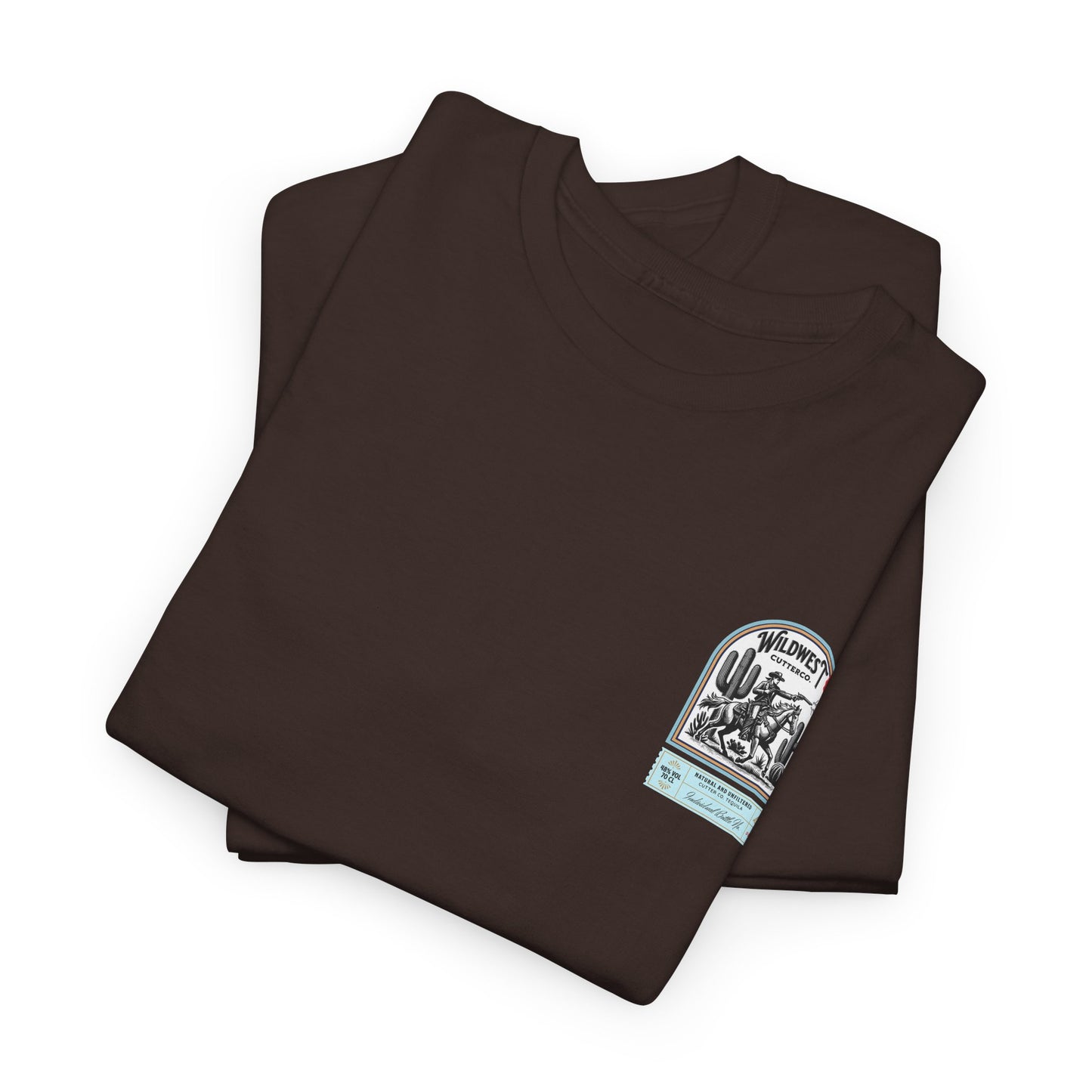 Western Tequila Graphic Tee, Unisex Cotton T-Shirt, Cowboy Style Shirt, Rodeo Apparel, Vintage Wild West Outfit, Casual Wear