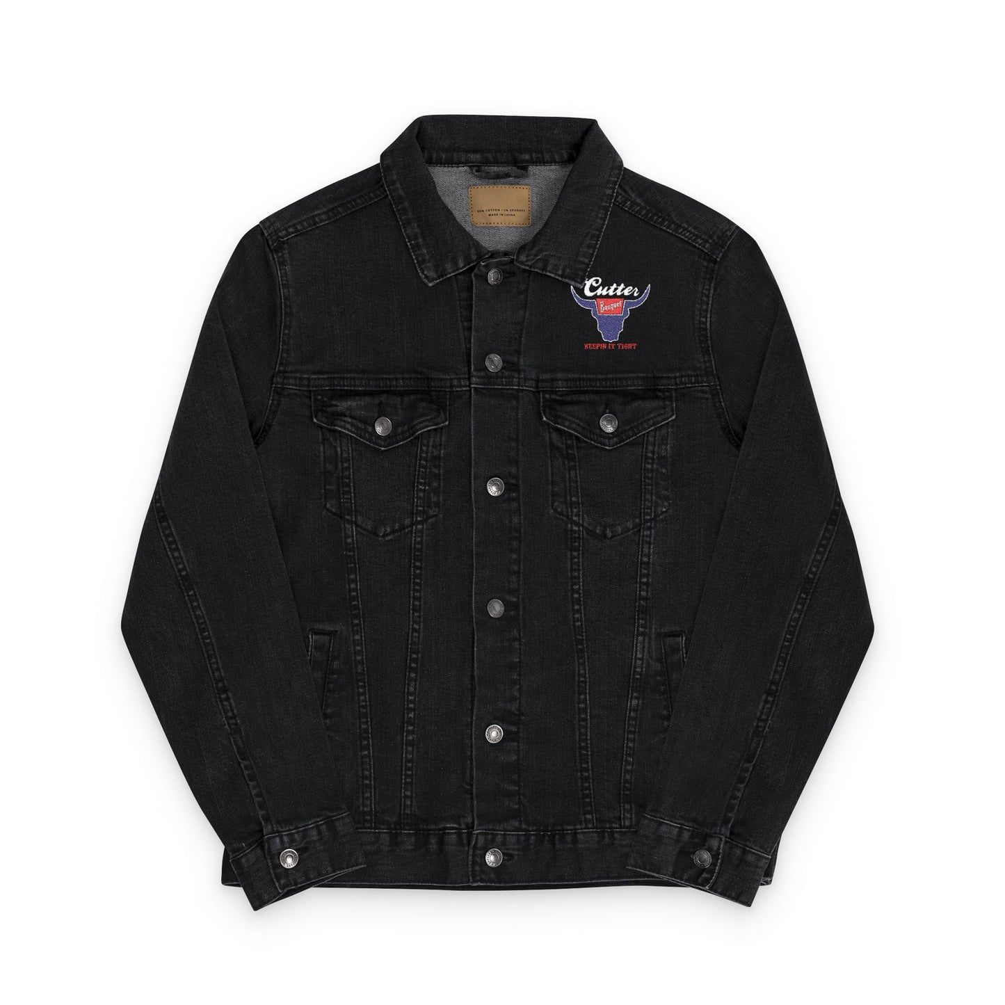 Cutter Embroidered Denim Jacket - Unisex