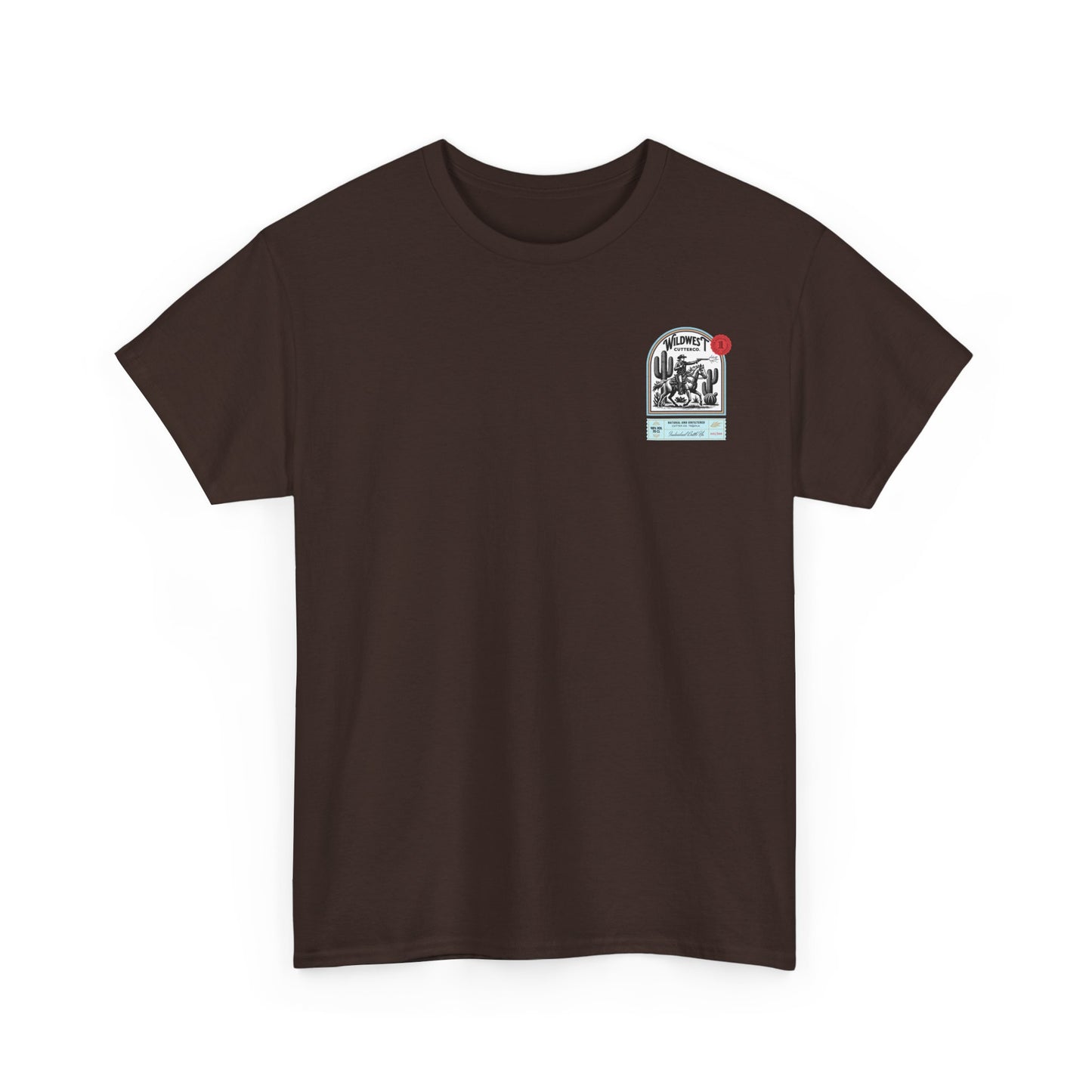 Western Tequila Graphic Tee, Unisex Cotton T-Shirt, Cowboy Style Shirt, Rodeo Apparel, Vintage Wild West Outfit, Casual Wear