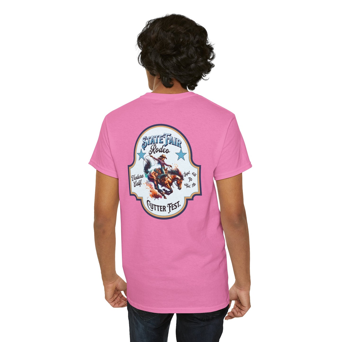 Western Graphic Tee, Unisex Cotton T-Shirt, Cowboy Style Shirt, Rodeo Apparel, Vintage Wild West Outfit, Casual Wear
