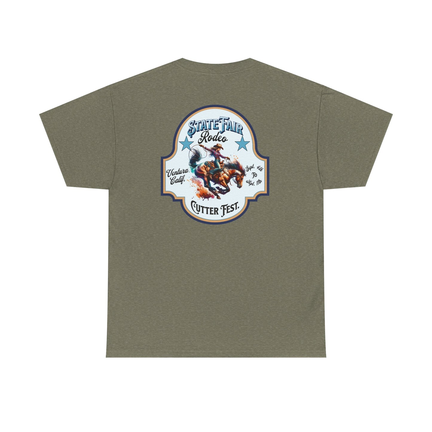 Western Graphic Tee, Unisex Cotton T-Shirt, Cowboy Style Shirt, Rodeo Apparel, Vintage Wild West Outfit, Casual Wear
