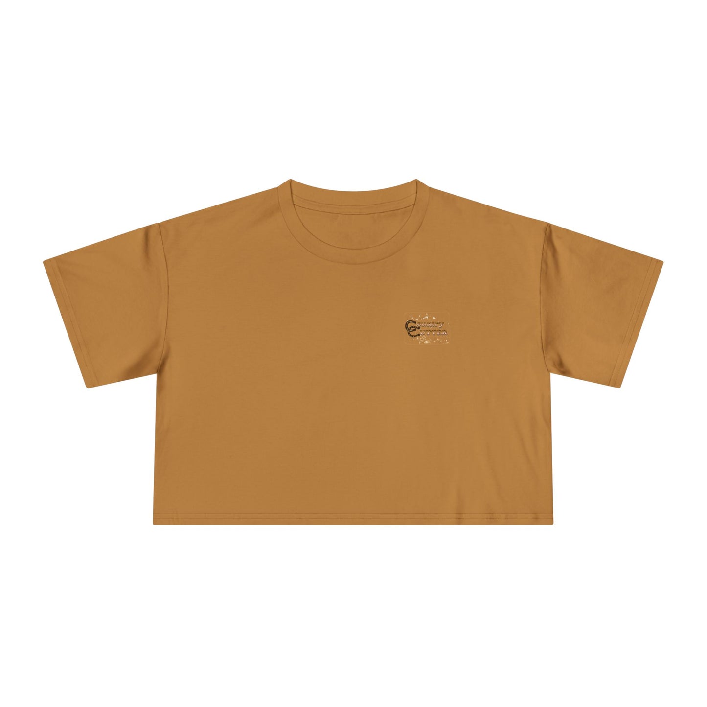 Hey Ya' Country Cutter Women's Crop Tee - Stylish and Playful Western Vibe