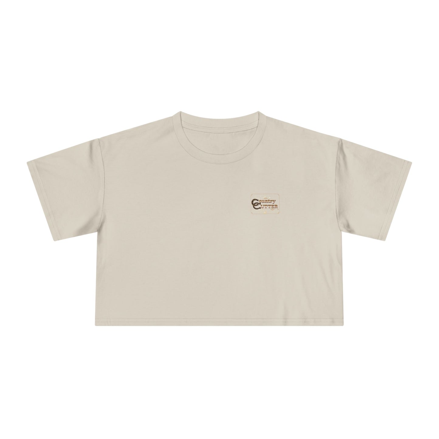 Hey Ya' Country Cutter Women's Crop Tee - Stylish and Playful Western Vibe