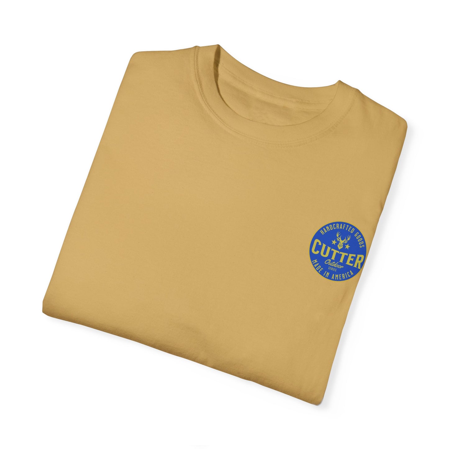 Cutter in the rear Graphic Unisex Garment-Dyed T-Shirt - Unique Design for Outdoor Enthusiasts