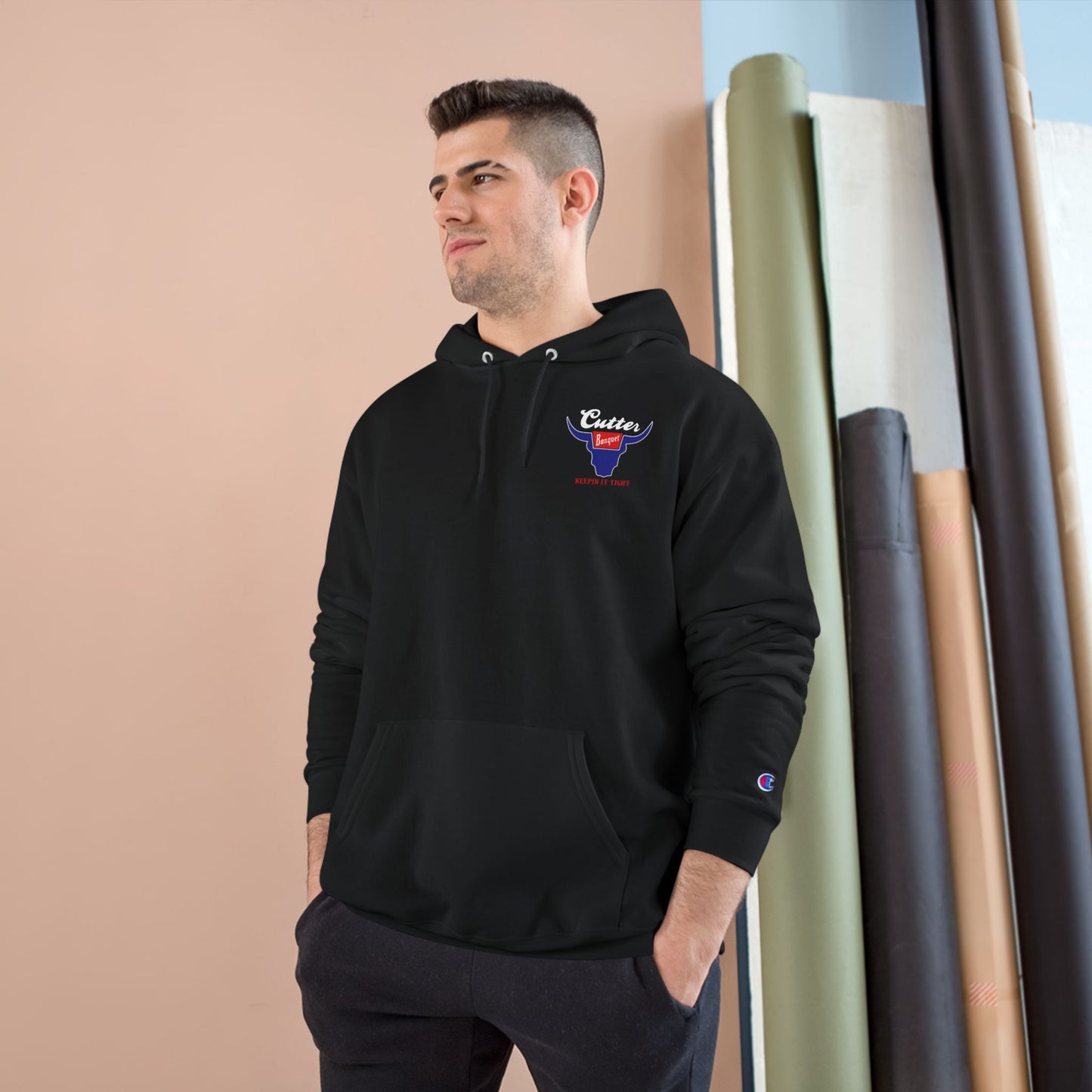 Patriotic Beer Champion Hoodie - Keepin' It Tight! Red, White & Brew Design