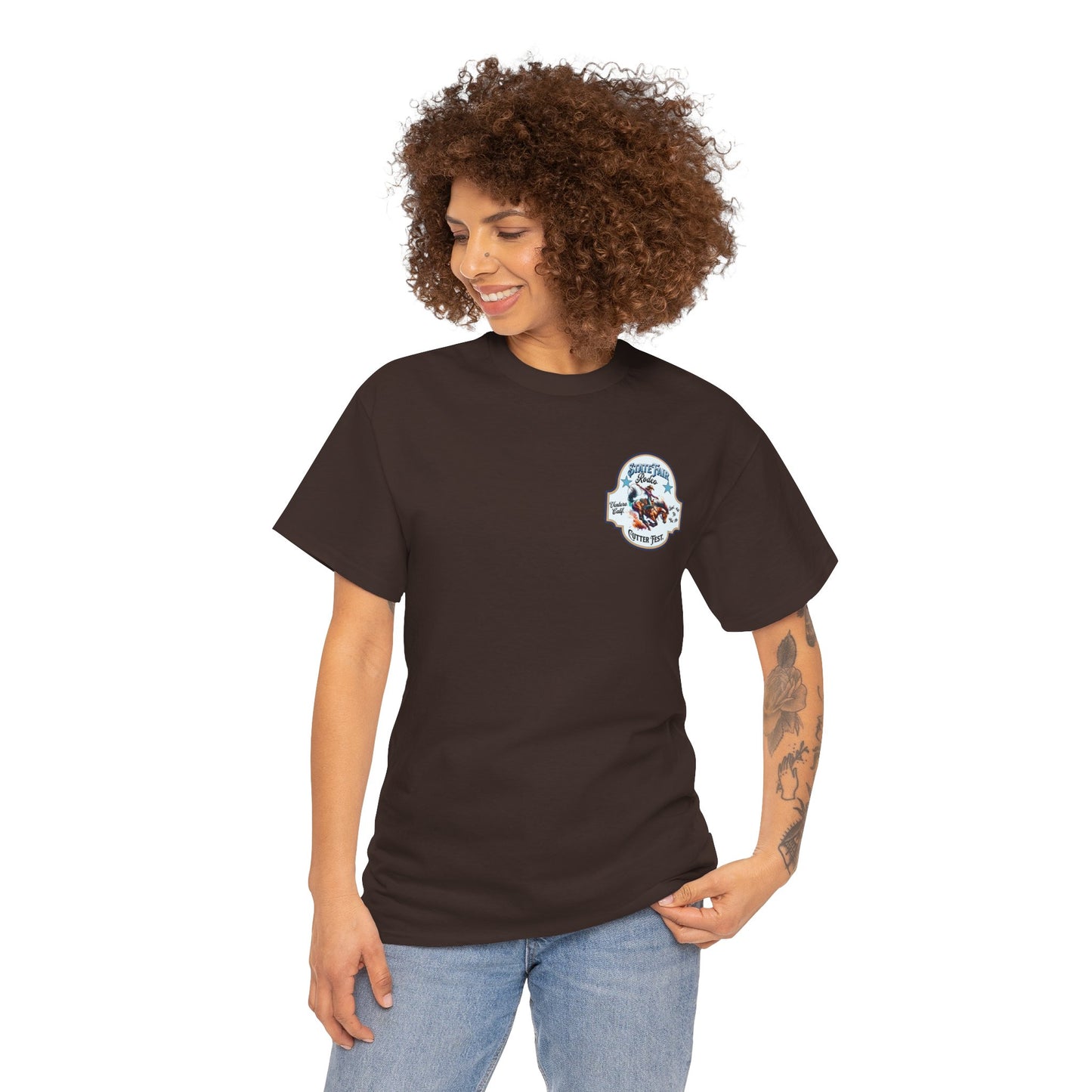 Western Graphic Tee, Unisex Cotton T-Shirt, Cowboy Style Shirt, Rodeo Apparel, Vintage Wild West Outfit, Casual Wear