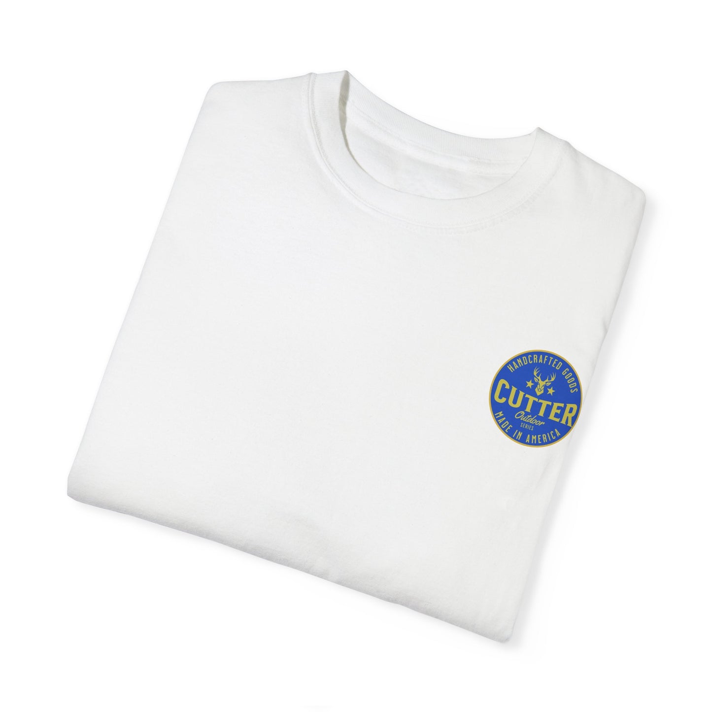 Cutter in the rear Graphic Unisex Garment-Dyed T-Shirt - Unique Design for Outdoor Enthusiasts