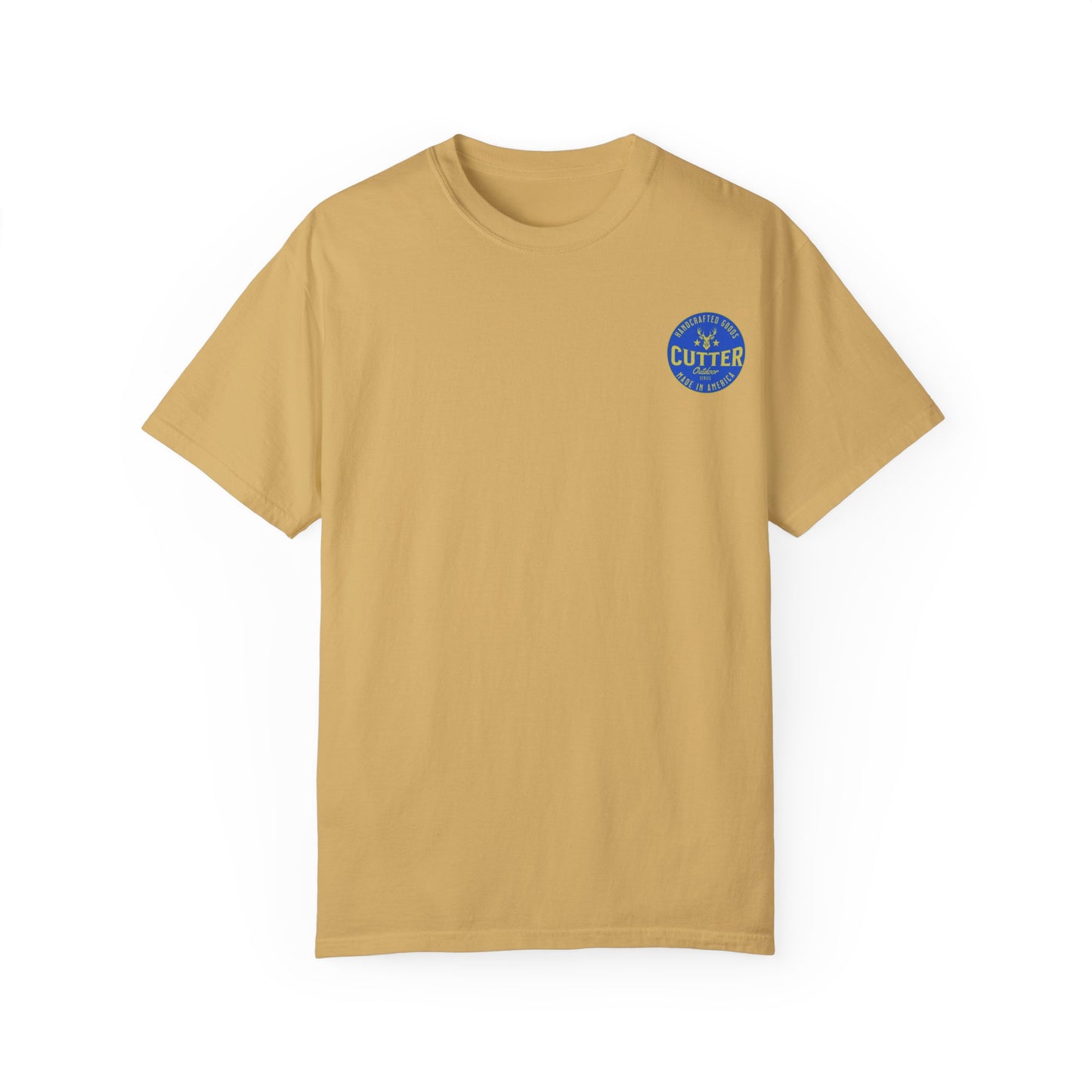 Cutter in the rear Graphic Unisex Garment-Dyed T-Shirt - Unique Design for Outdoor Enthusiasts