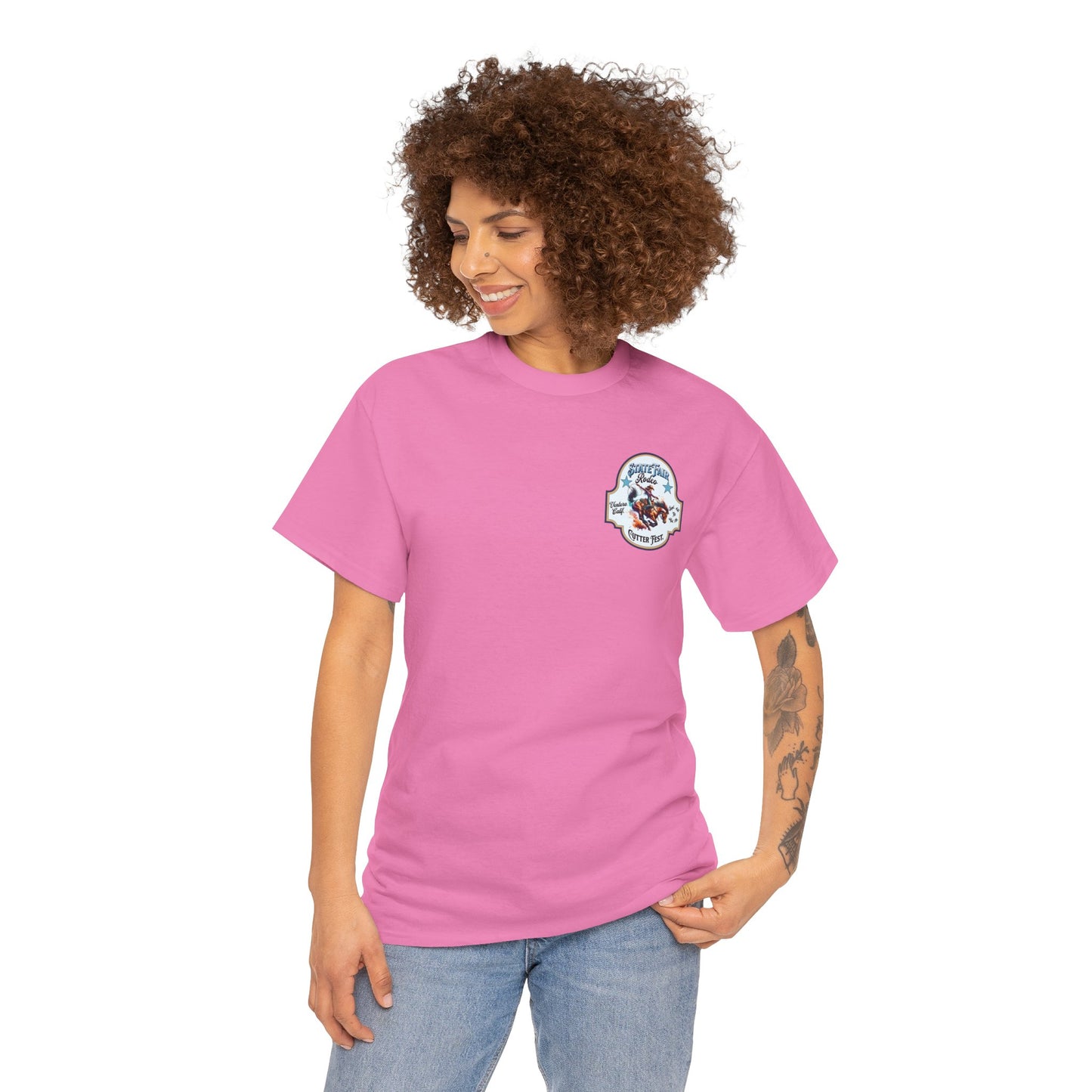 Western Graphic Tee, Unisex Cotton T-Shirt, Cowboy Style Shirt, Rodeo Apparel, Vintage Wild West Outfit, Casual Wear