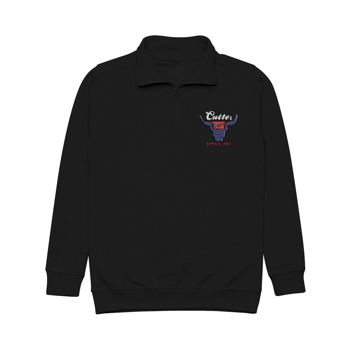 Cozy Embroidered Fleece Pullover - Perfect for Casual Outings and Gift Giving