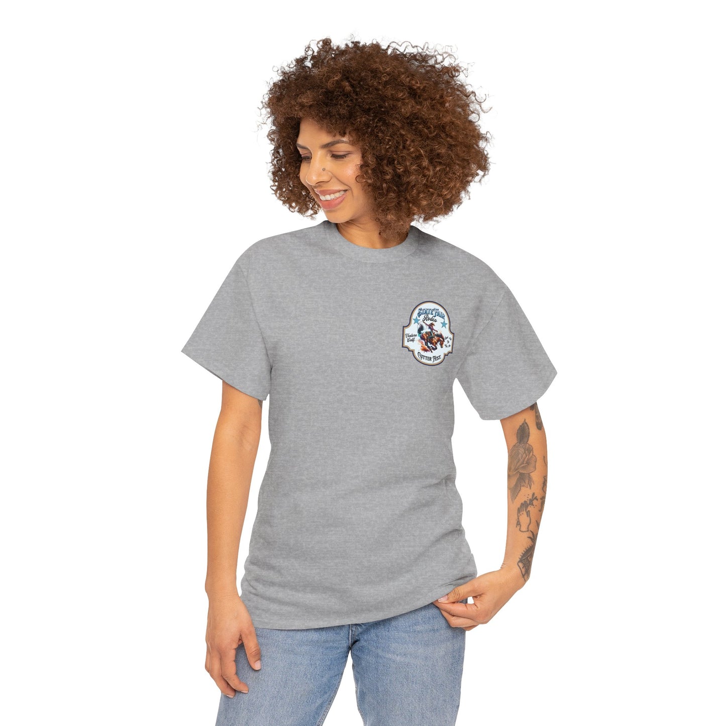 Western Graphic Tee, Unisex Cotton T-Shirt, Cowboy Style Shirt, Rodeo Apparel, Vintage Wild West Outfit, Casual Wear