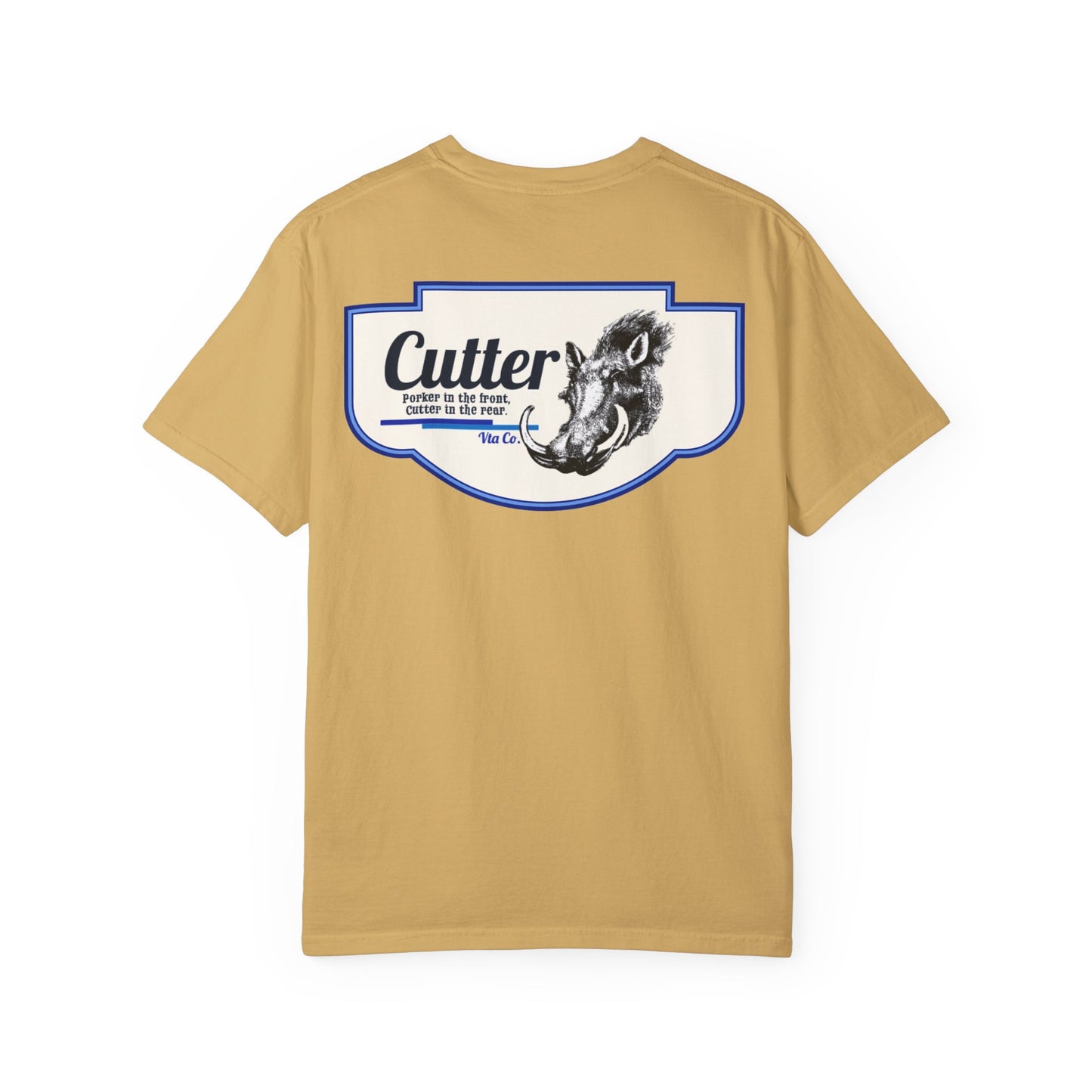 Cutter in the rear Graphic Unisex Garment-Dyed T-Shirt - Unique Design for Outdoor Enthusiasts