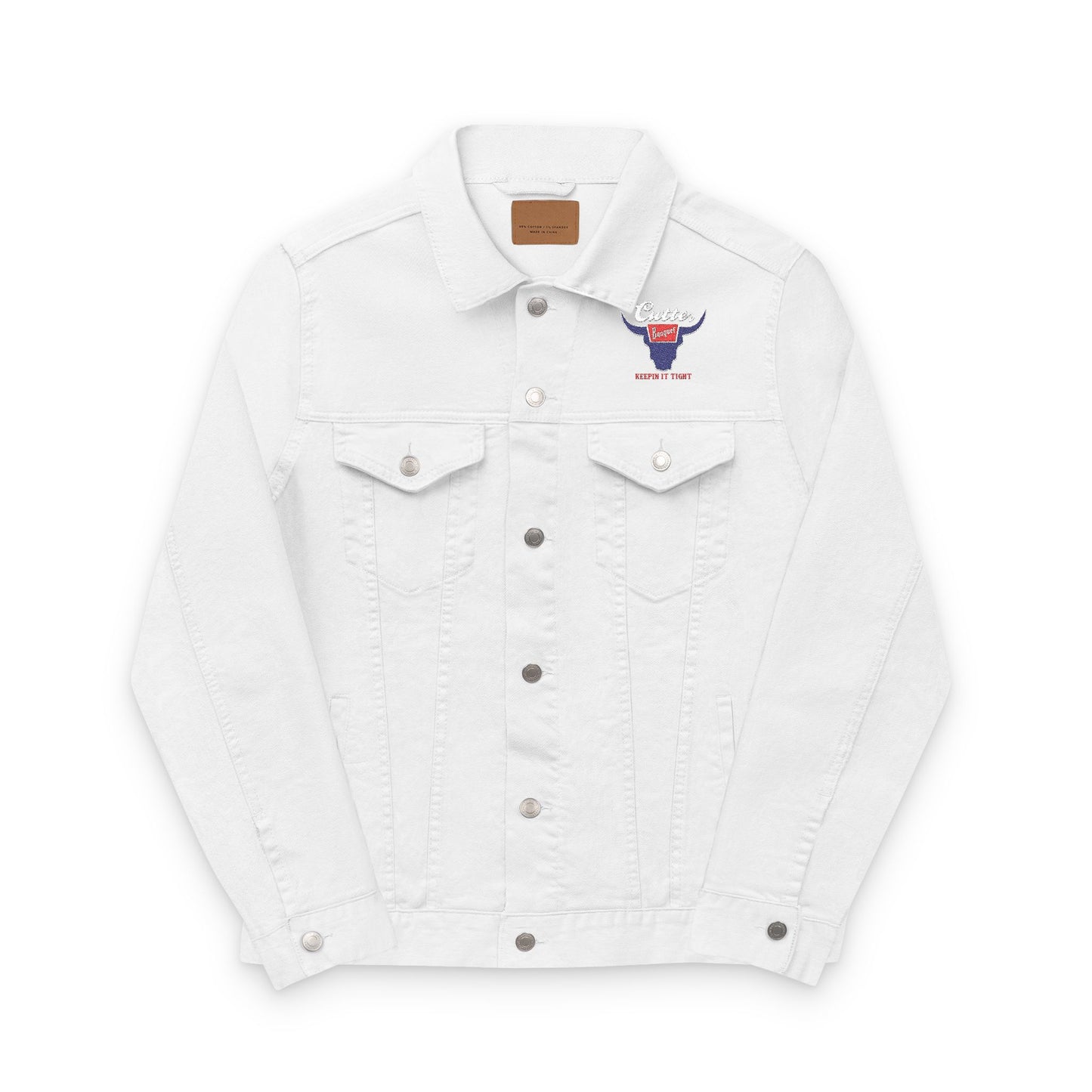 Cutter Embroidered Denim Jacket - Unisex
