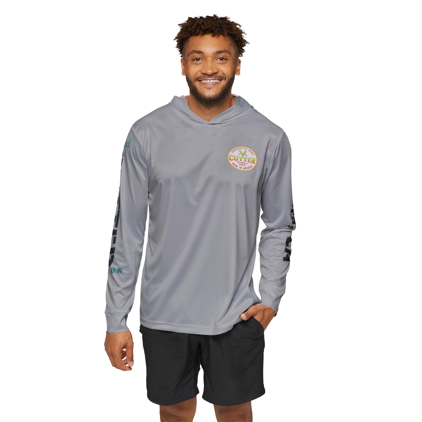 LIMITED EDITION Outdoor Men's Sports Warmup Hoodie - Fishing Design, Perfect for Active Lifestyle