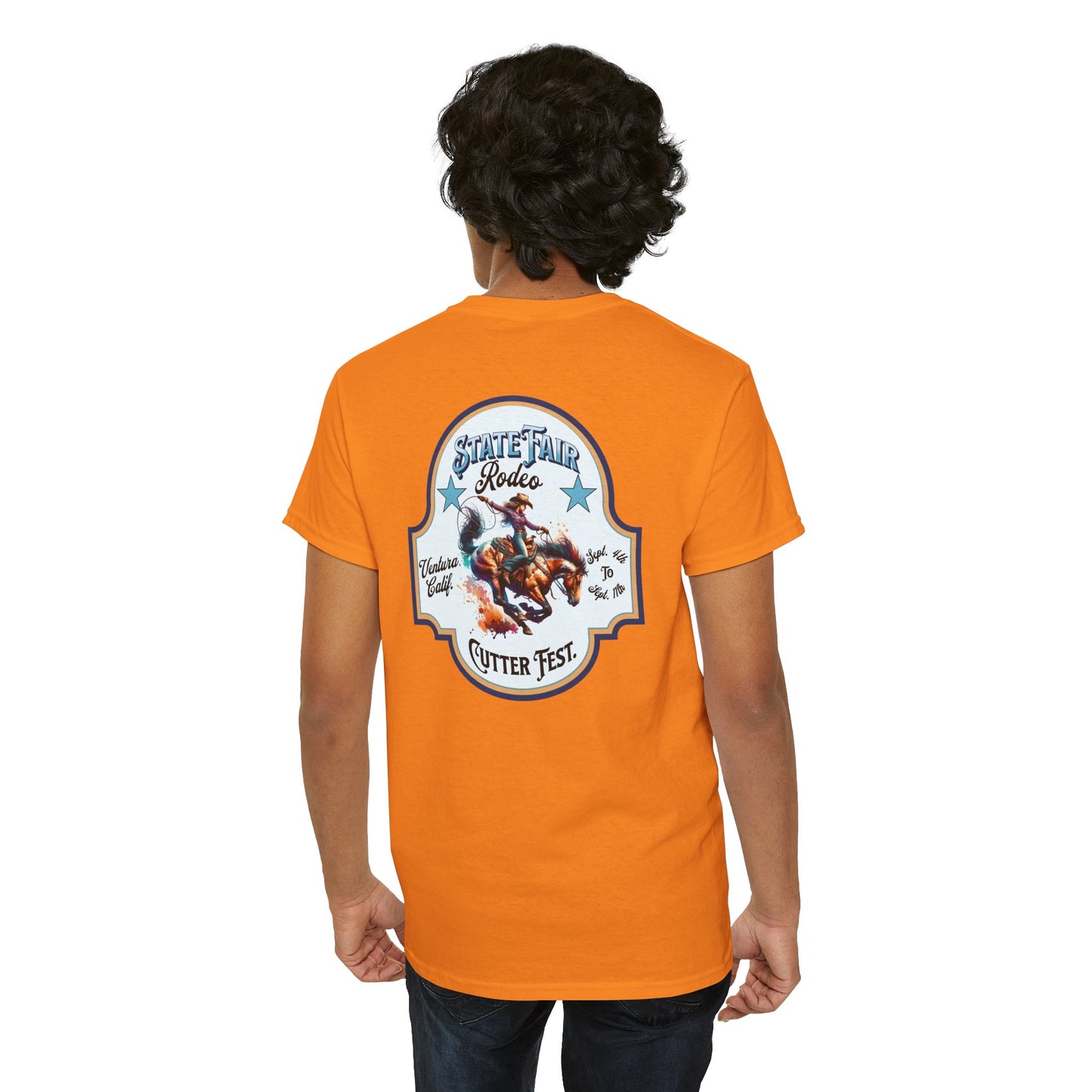 Western Graphic Tee, Unisex Cotton T-Shirt, Cowboy Style Shirt, Rodeo Apparel, Vintage Wild West Outfit, Casual Wear