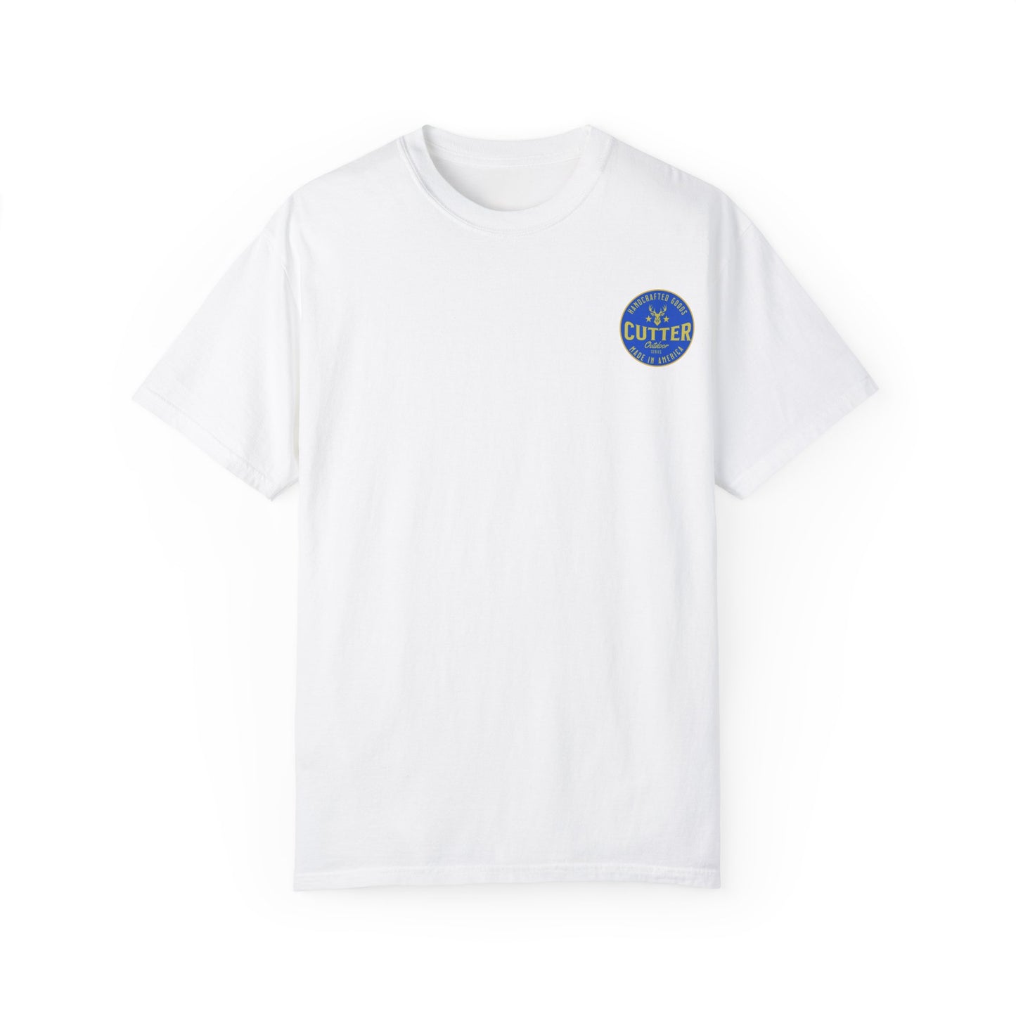 Cutter in the rear Graphic Unisex Garment-Dyed T-Shirt - Unique Design for Outdoor Enthusiasts