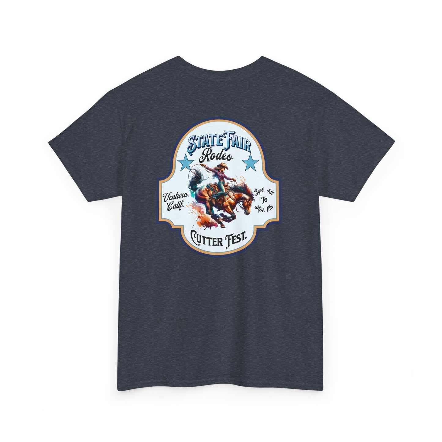 Western Graphic Tee, Unisex Cotton T-Shirt, Cowboy Style Shirt, Rodeo Apparel, Vintage Wild West Outfit, Casual Wear