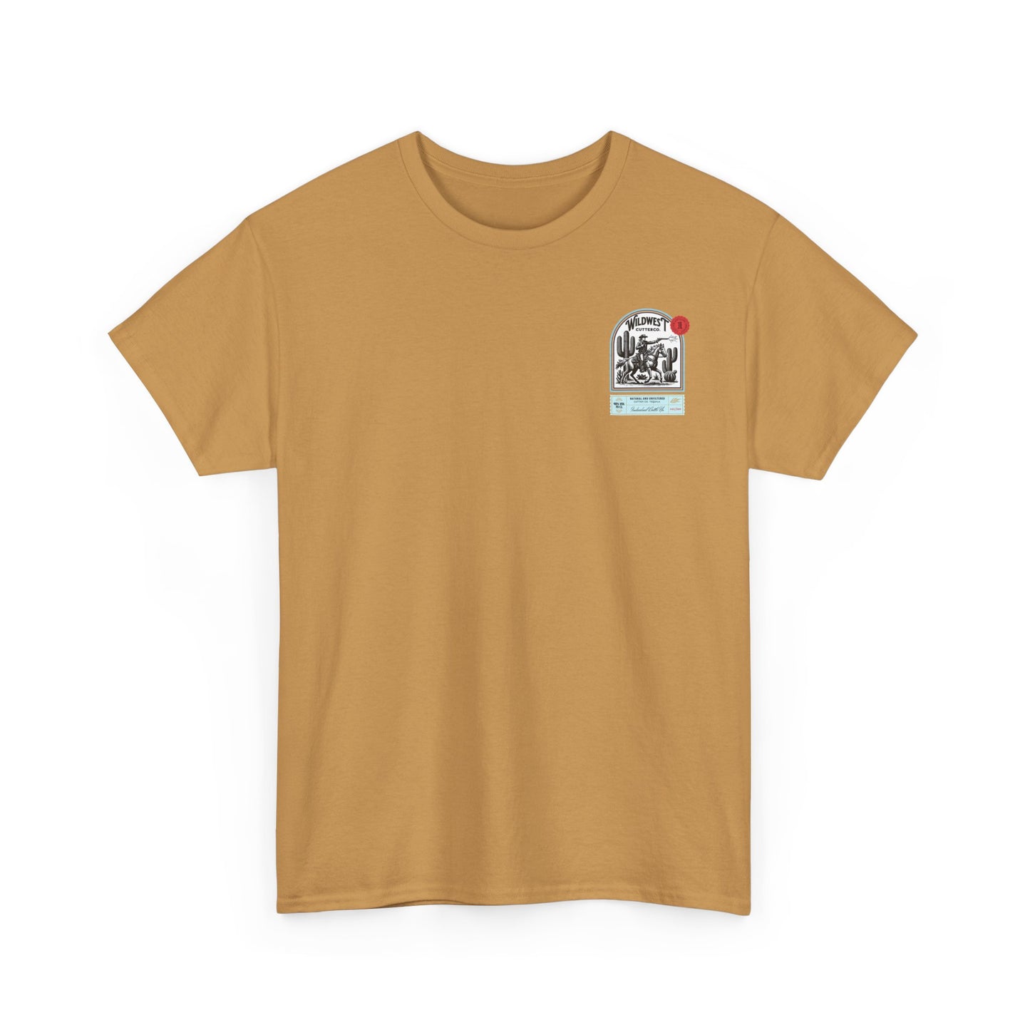 Western Tequila Graphic Tee, Unisex Cotton T-Shirt, Cowboy Style Shirt, Rodeo Apparel, Vintage Wild West Outfit, Casual Wear