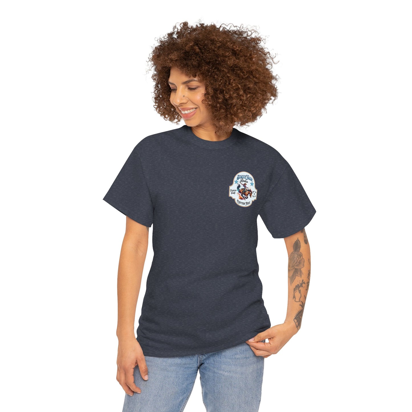 Western Graphic Tee, Unisex Cotton T-Shirt, Cowboy Style Shirt, Rodeo Apparel, Vintage Wild West Outfit, Casual Wear