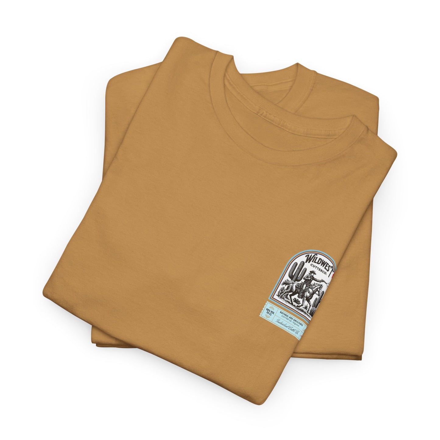 Western Tequila Graphic Tee, Unisex Cotton T-Shirt, Cowboy Style Shirt, Rodeo Apparel, Vintage Wild West Outfit, Casual Wear