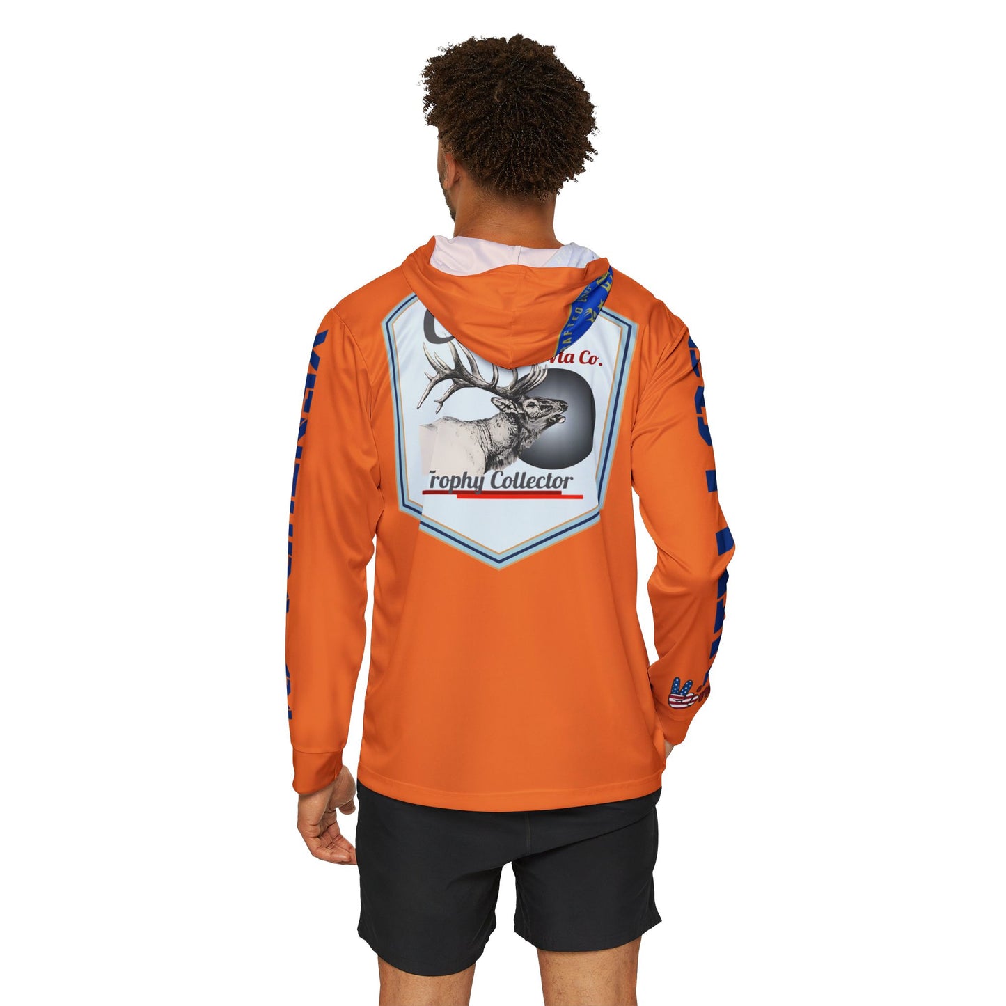 Sports-Themed Men's Warmup Hoodie, Perfect for Athletes, Outdoor Adventures, Hunting, Gift for Sports Enthusiasts, Gym Wear, Hunting Apparel