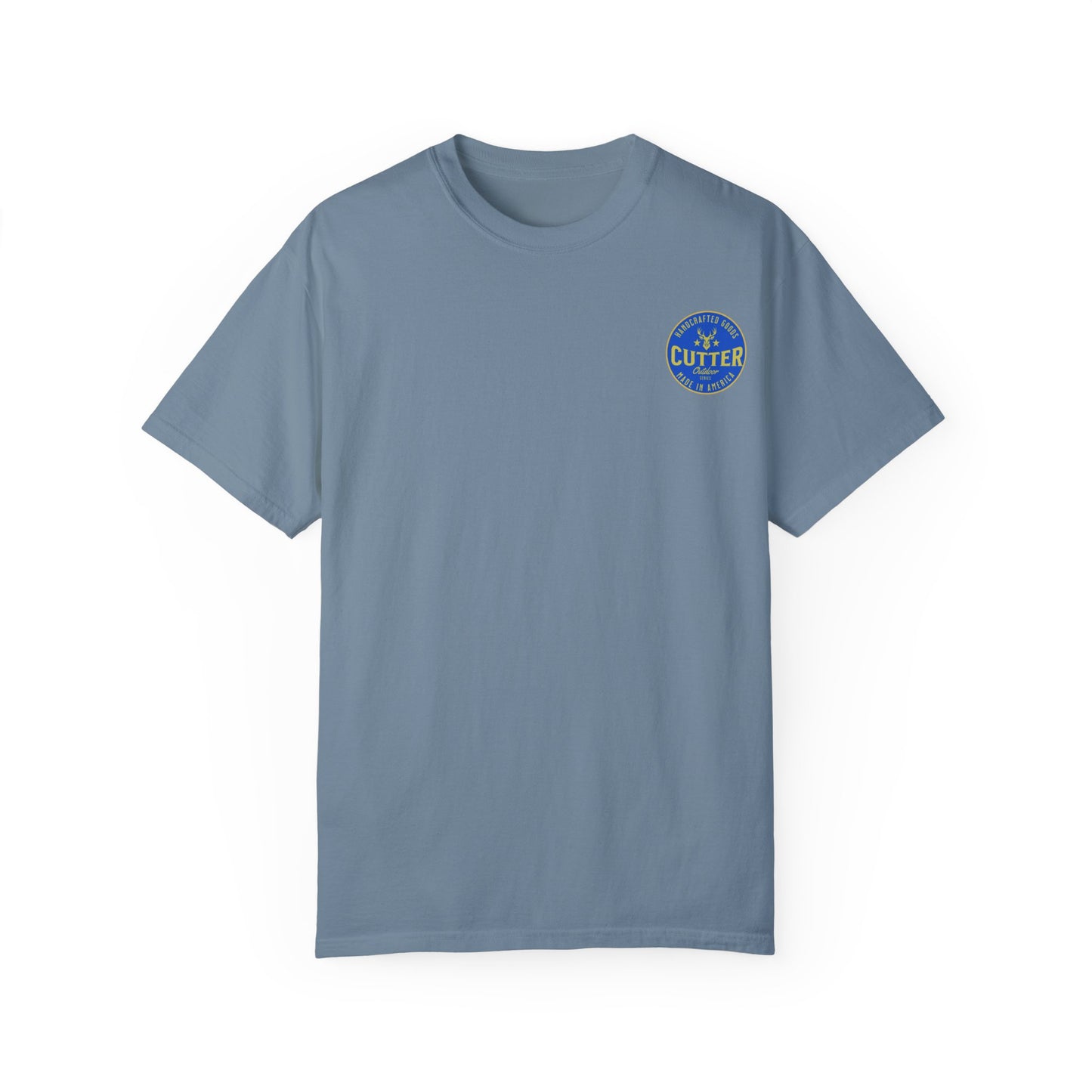 Cutter in the rear Graphic Unisex Garment-Dyed T-Shirt - Unique Design for Outdoor Enthusiasts