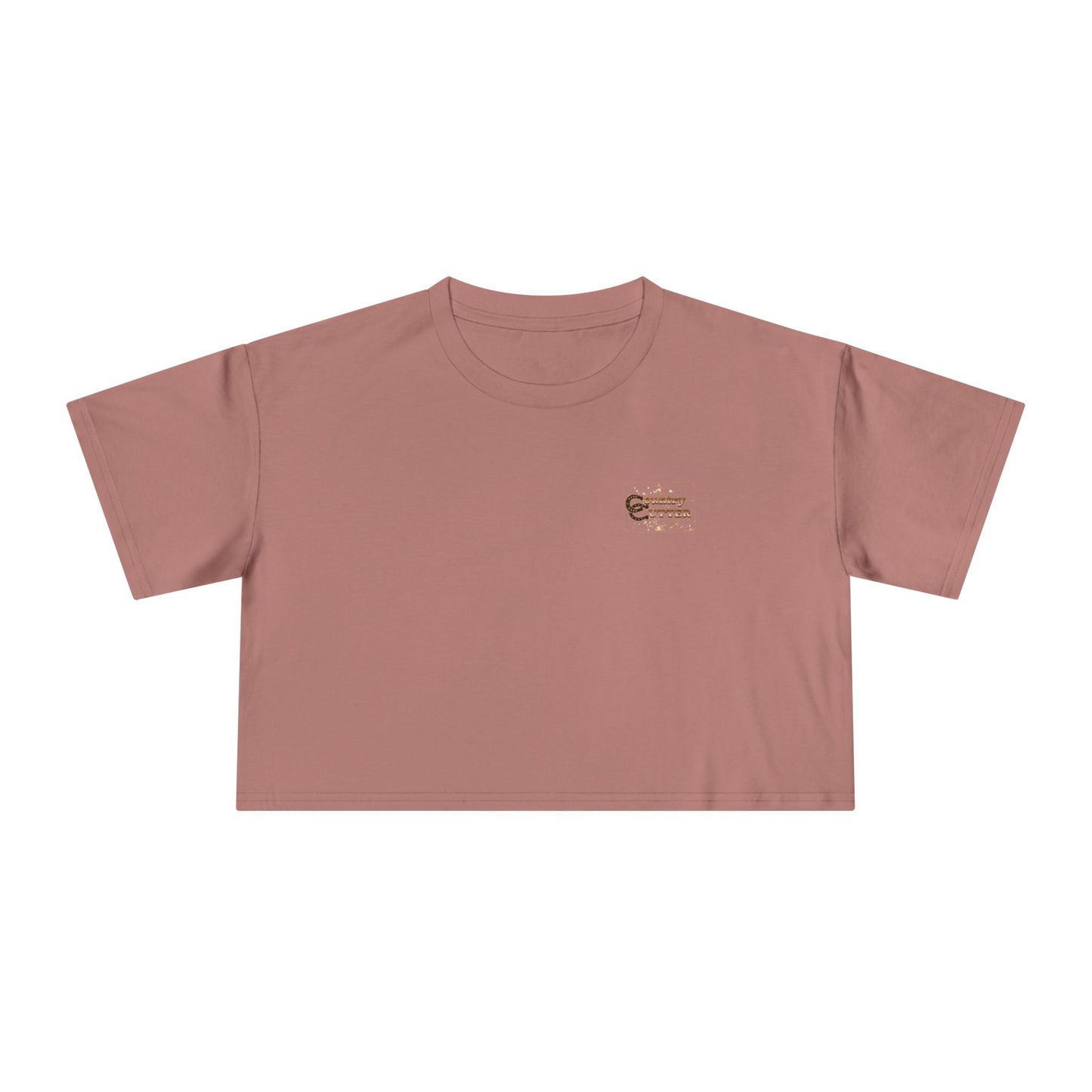 Hey Ya' Country Cutter Women's Crop Tee - Stylish and Playful Western Vibe