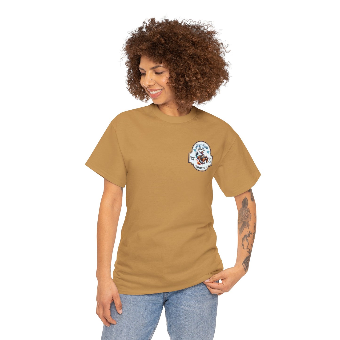 Western Graphic Tee, Unisex Cotton T-Shirt, Cowboy Style Shirt, Rodeo Apparel, Vintage Wild West Outfit, Casual Wear