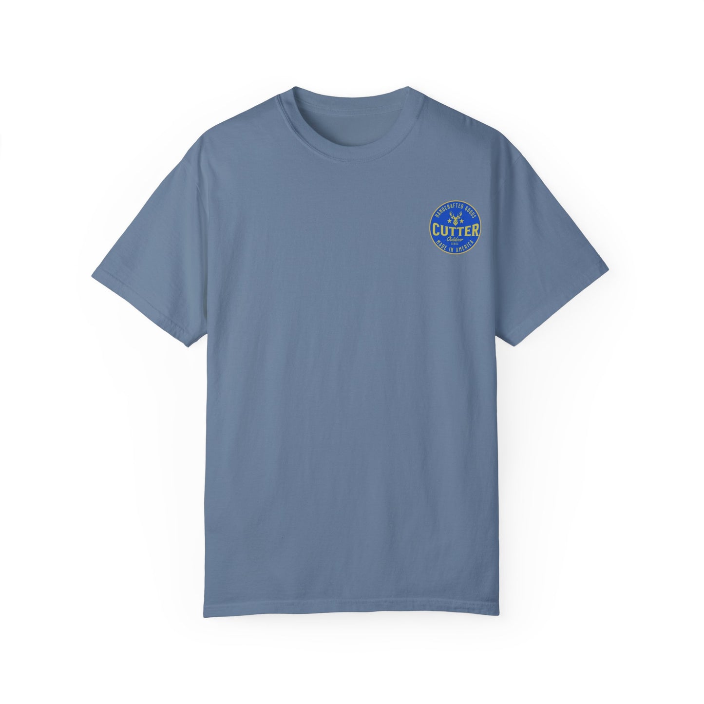Cutter in the rear Graphic Unisex Garment-Dyed T-Shirt - Unique Design for Outdoor Enthusiasts