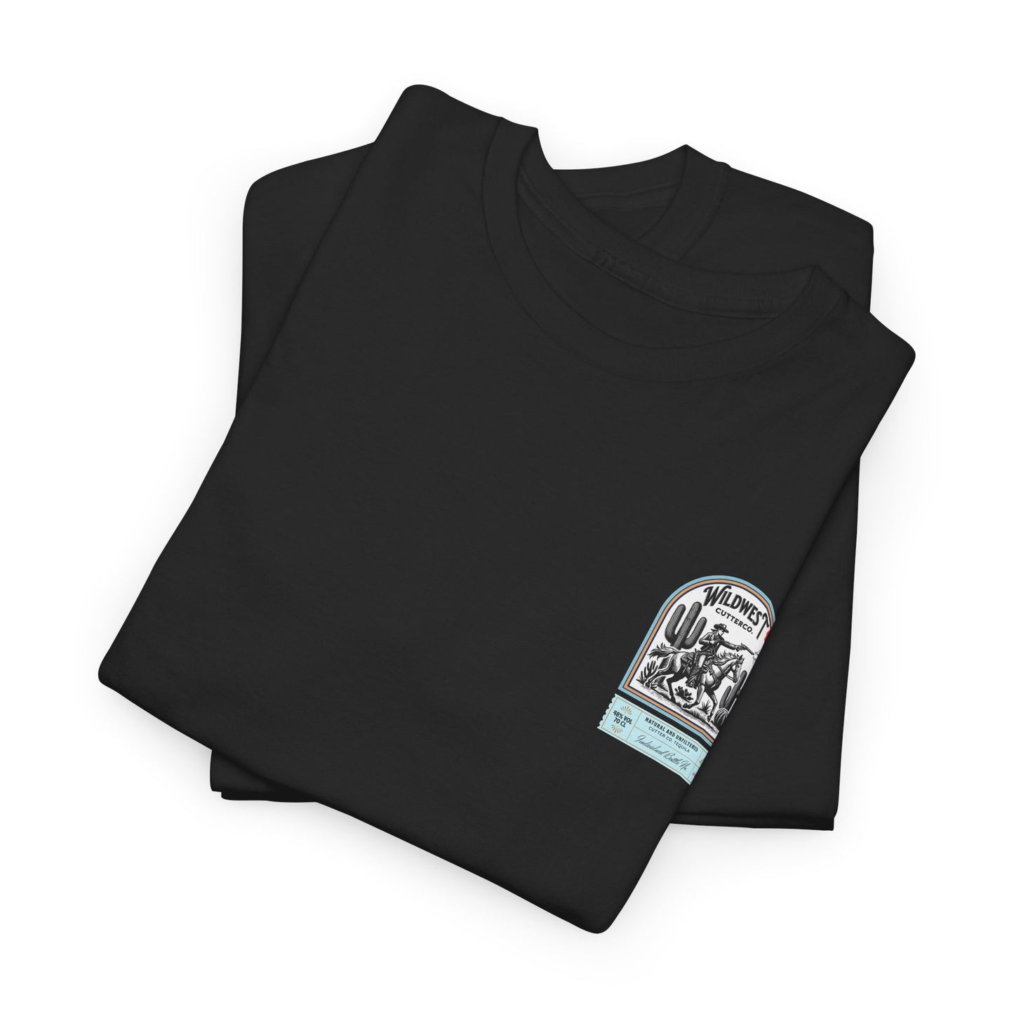 Western Tequila Graphic Tee, Unisex Cotton T-Shirt, Cowboy Style Shirt, Rodeo Apparel, Vintage Wild West Outfit, Casual Wear