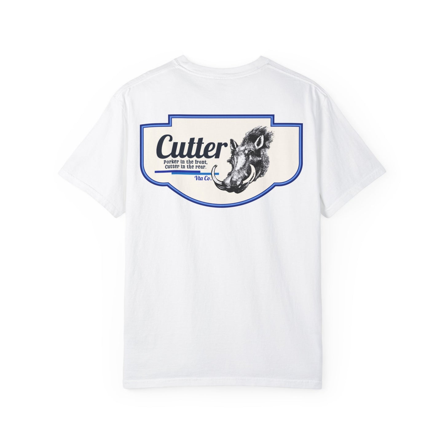 Cutter in the rear Graphic Unisex Garment-Dyed T-Shirt - Unique Design for Outdoor Enthusiasts