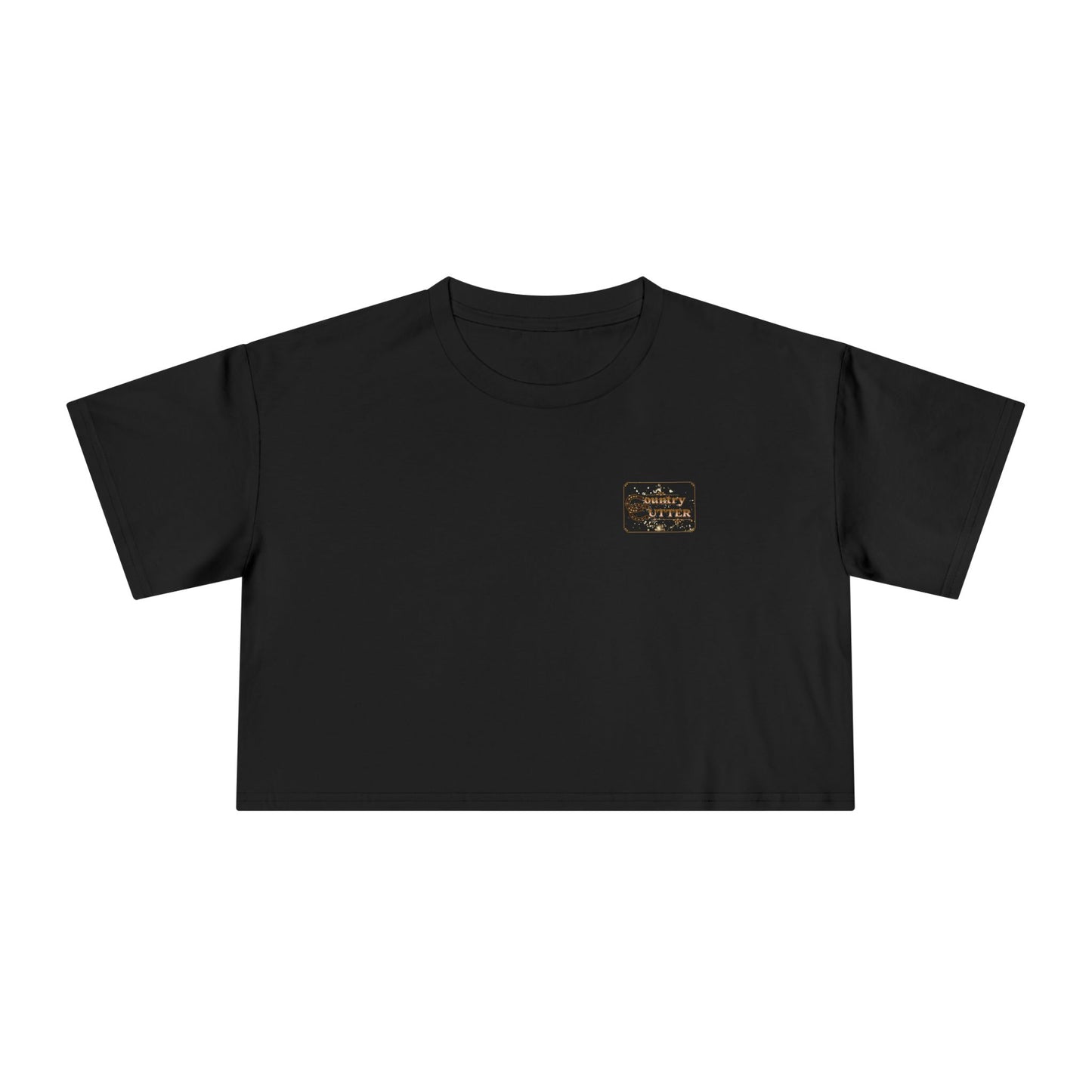Hey Ya' Country Cutter Women's Crop Tee - Stylish and Playful Western Vibe