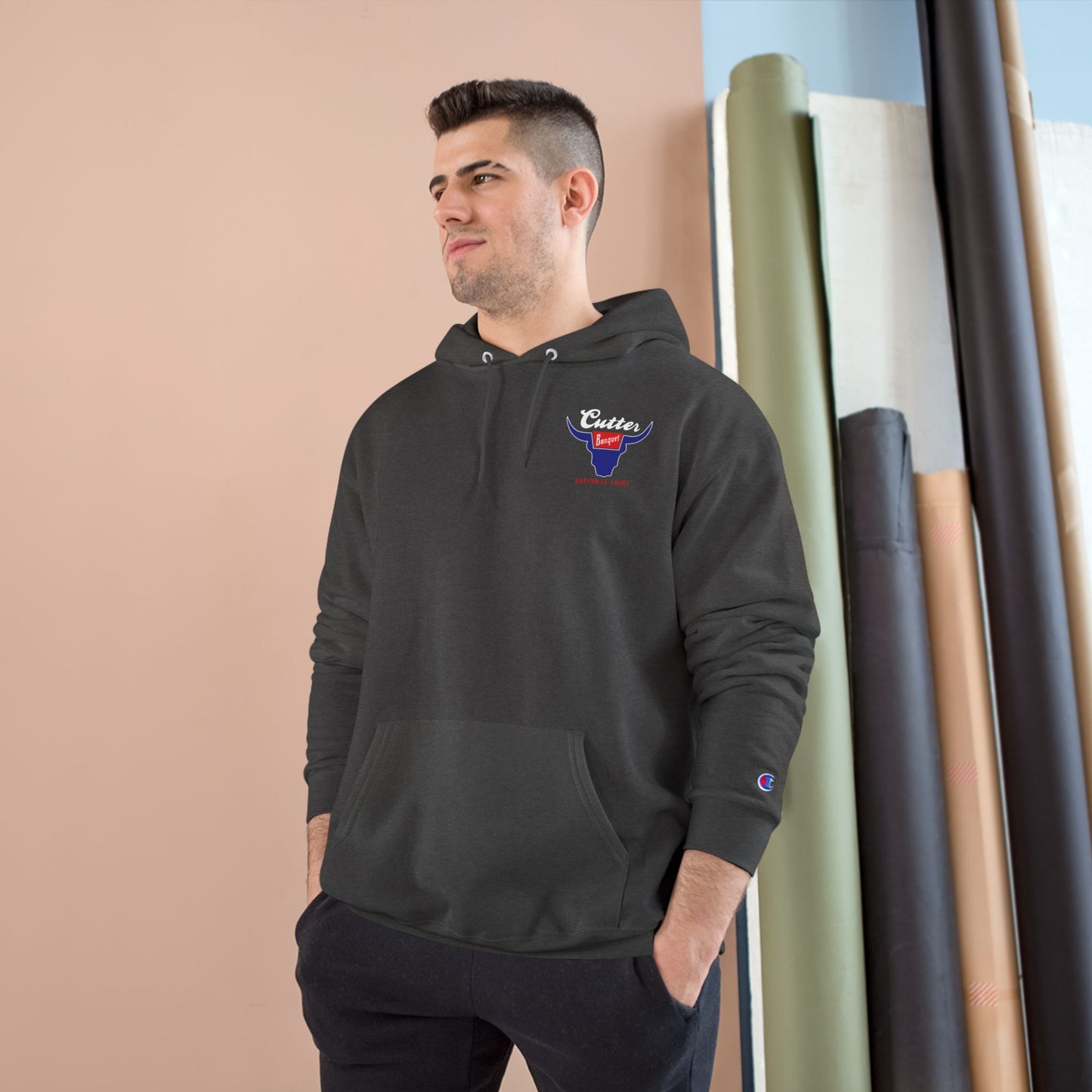 Patriotic Beer Champion Hoodie - Keepin' It Tight! Red, White & Brew Design