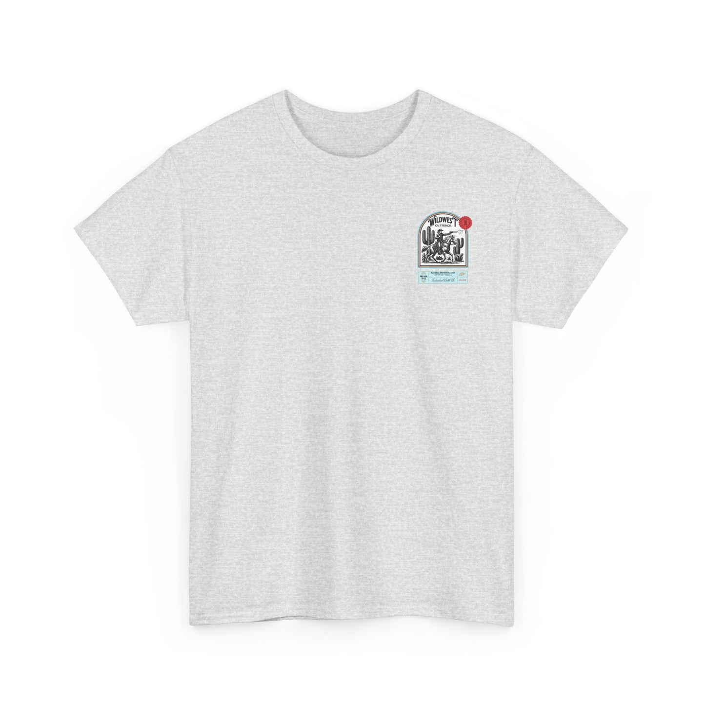 Western Tequila Graphic Tee, Unisex Cotton T-Shirt, Cowboy Style Shirt, Rodeo Apparel, Vintage Wild West Outfit, Casual Wear