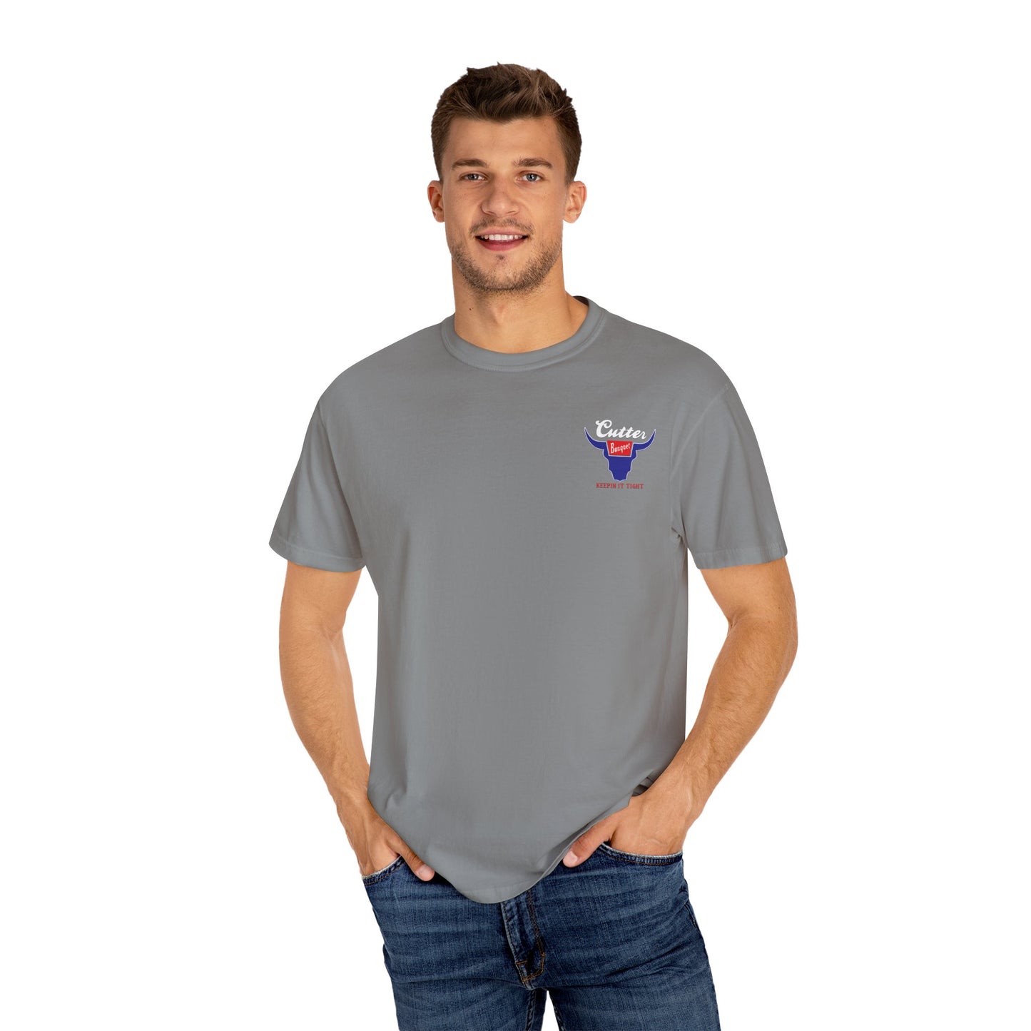 Cutter Banquet Unisex Garment-Dyed T-Shirt - Keepin' It Tight Vintage Style