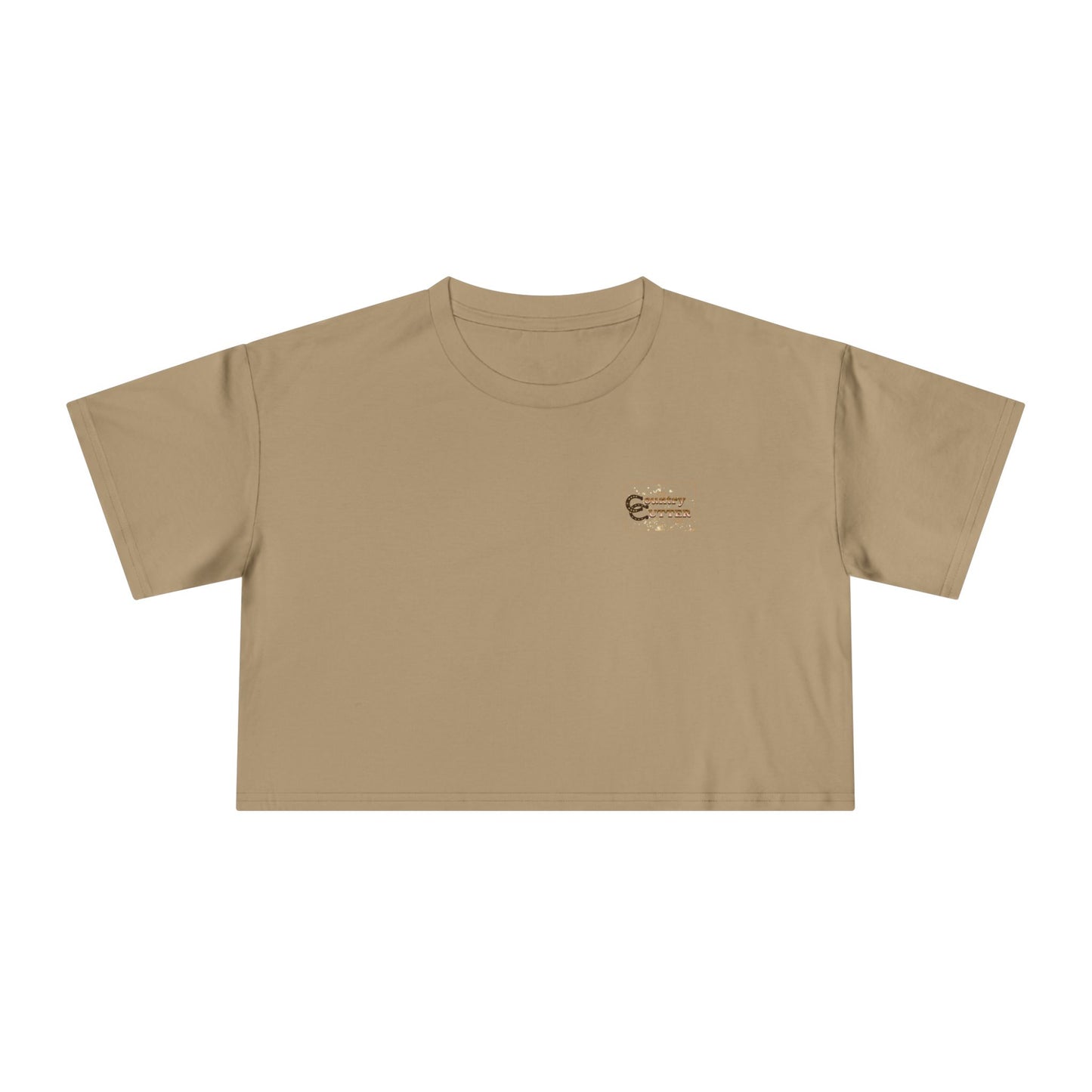 Hey Ya' Country Cutter Women's Crop Tee - Stylish and Playful Western Vibe
