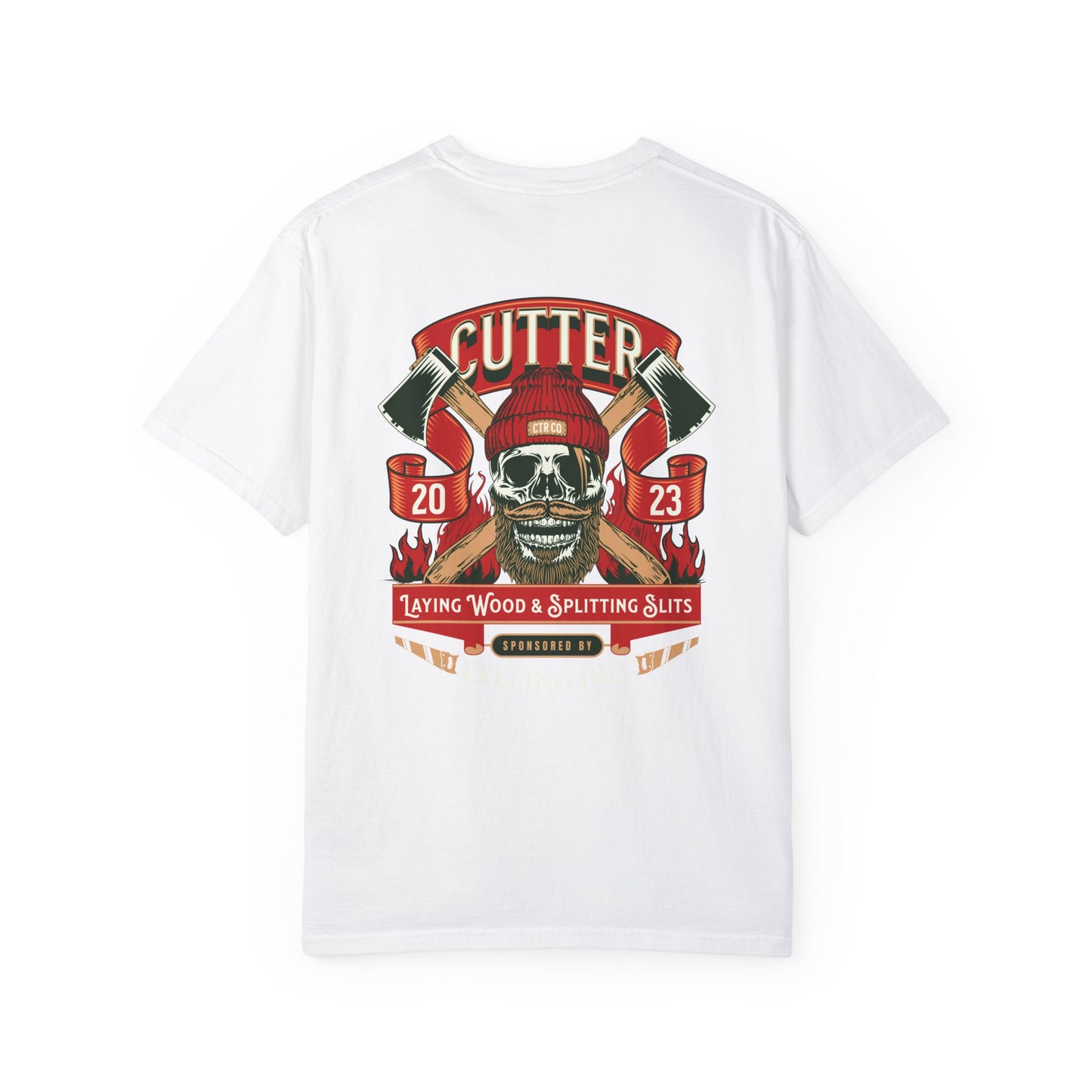 Unisex Garment-Dyed T-shirt - Cutter 2023 Design for Timber Lovers