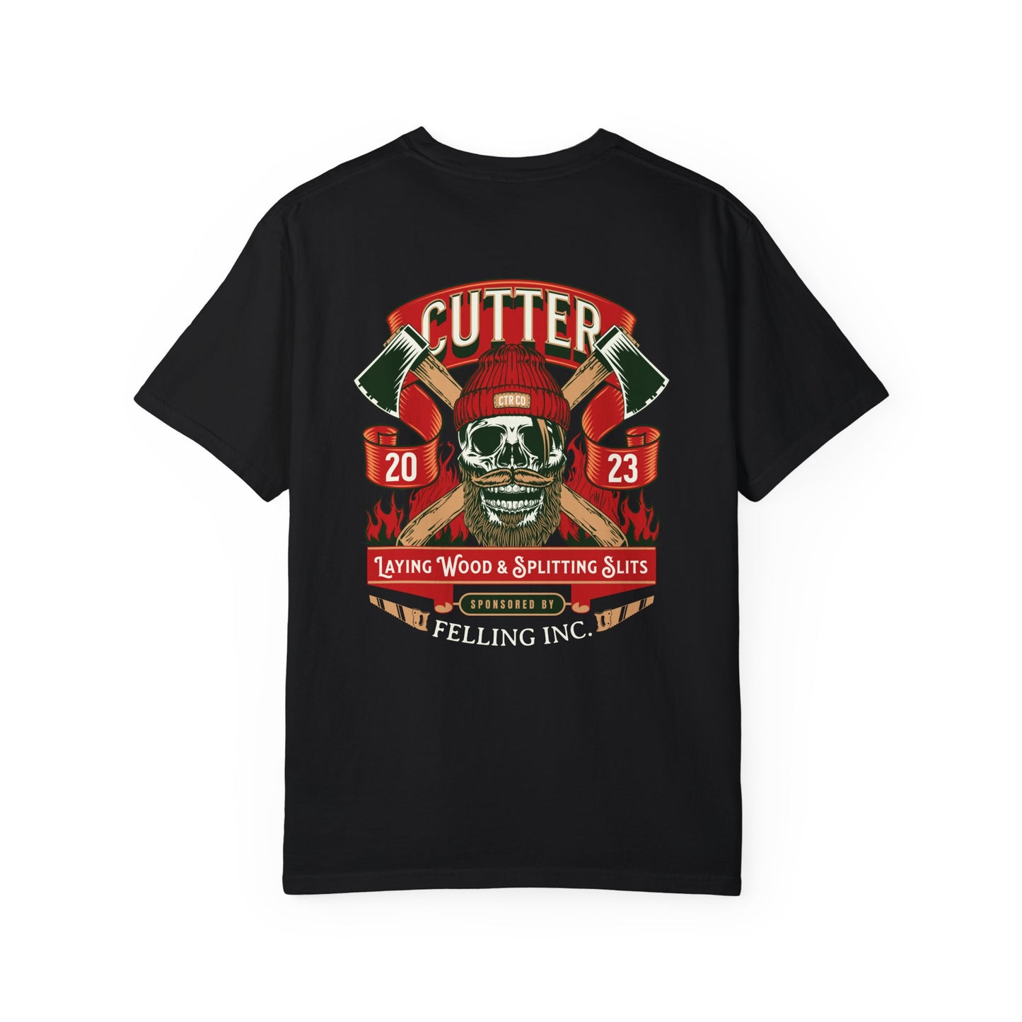 Unisex Garment-Dyed T-shirt - Cutter 2023 Design for Timber Lovers