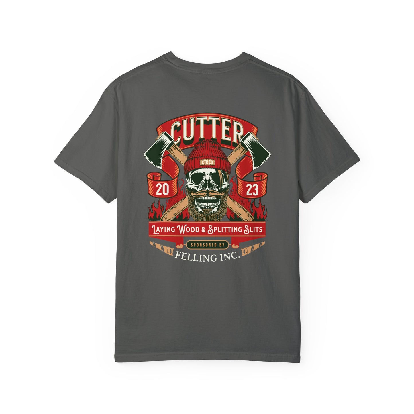 Unisex Garment-Dyed T-shirt - Cutter 2023 Design for Timber Lovers