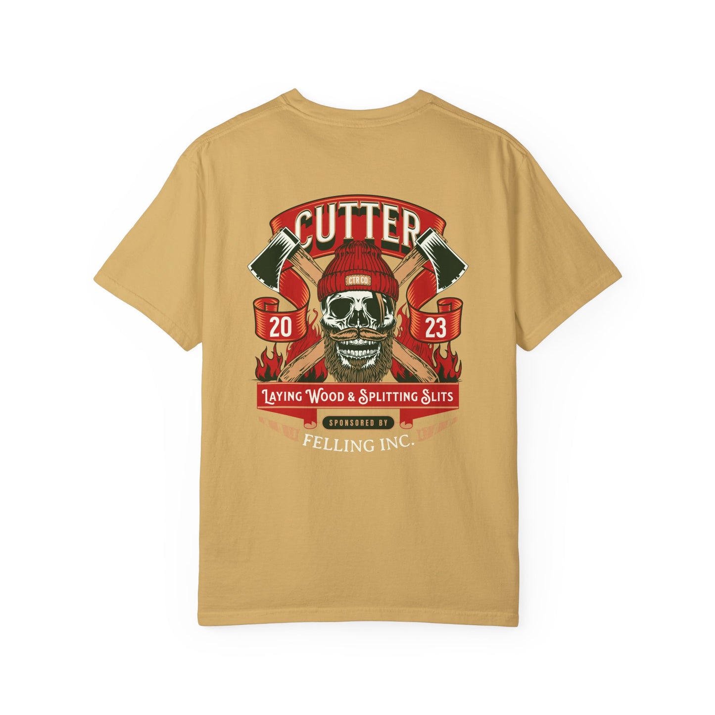 Unisex Garment-Dyed T-shirt - Cutter 2023 Design for Timber Lovers