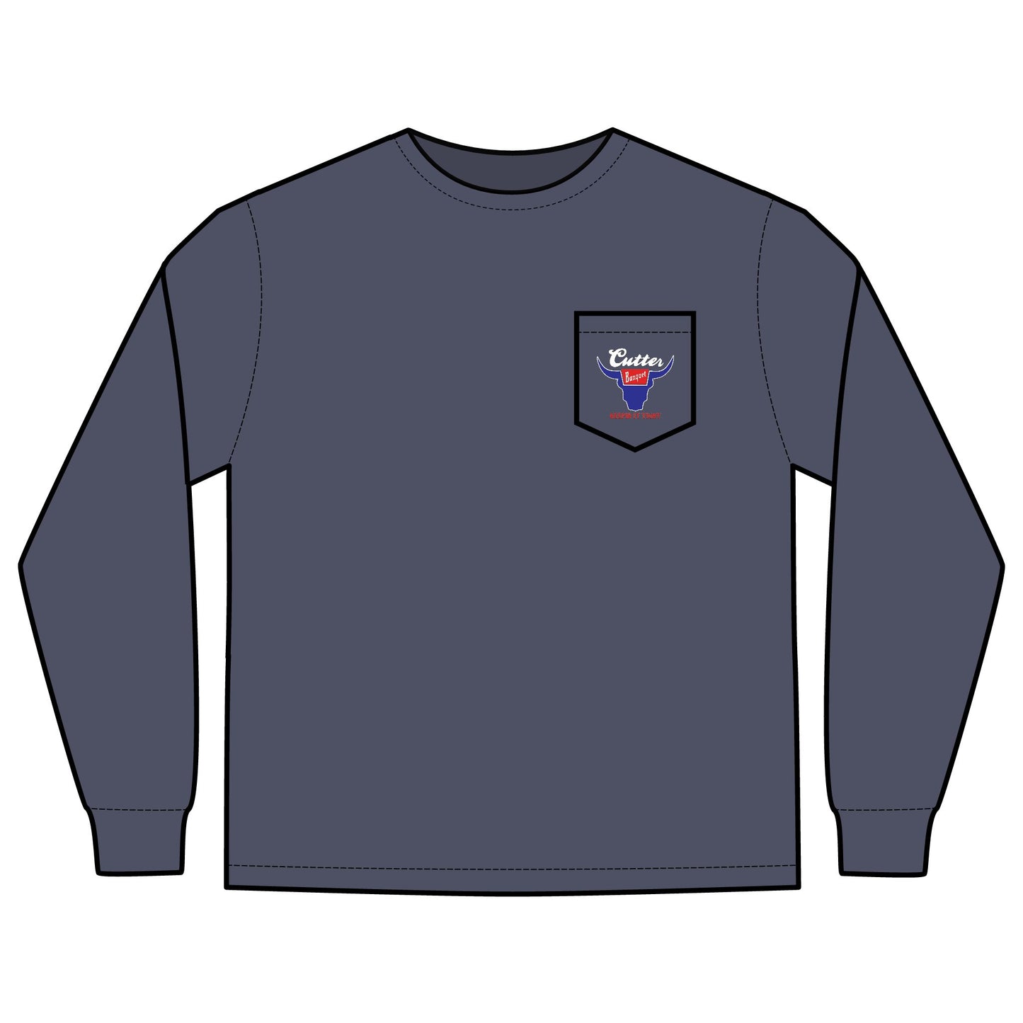 Unisex Long Sleeve Pocket T-Shirt